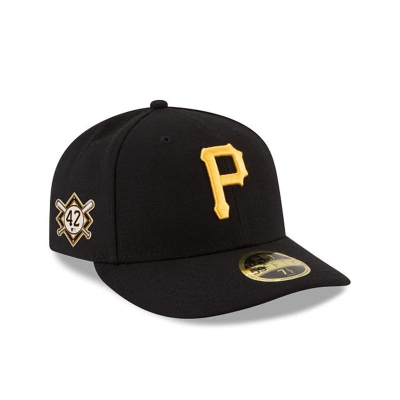 Pittsburgh Pirates Gorra | New Era MLB Jackie Robinson Day Low Profile 59fifty Fitted Cap Mexico - Negros